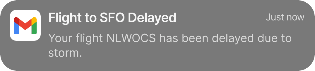 Flight to SFO delayed